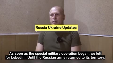 A captured Ukrainian military tells how he was deceived by the command and advises