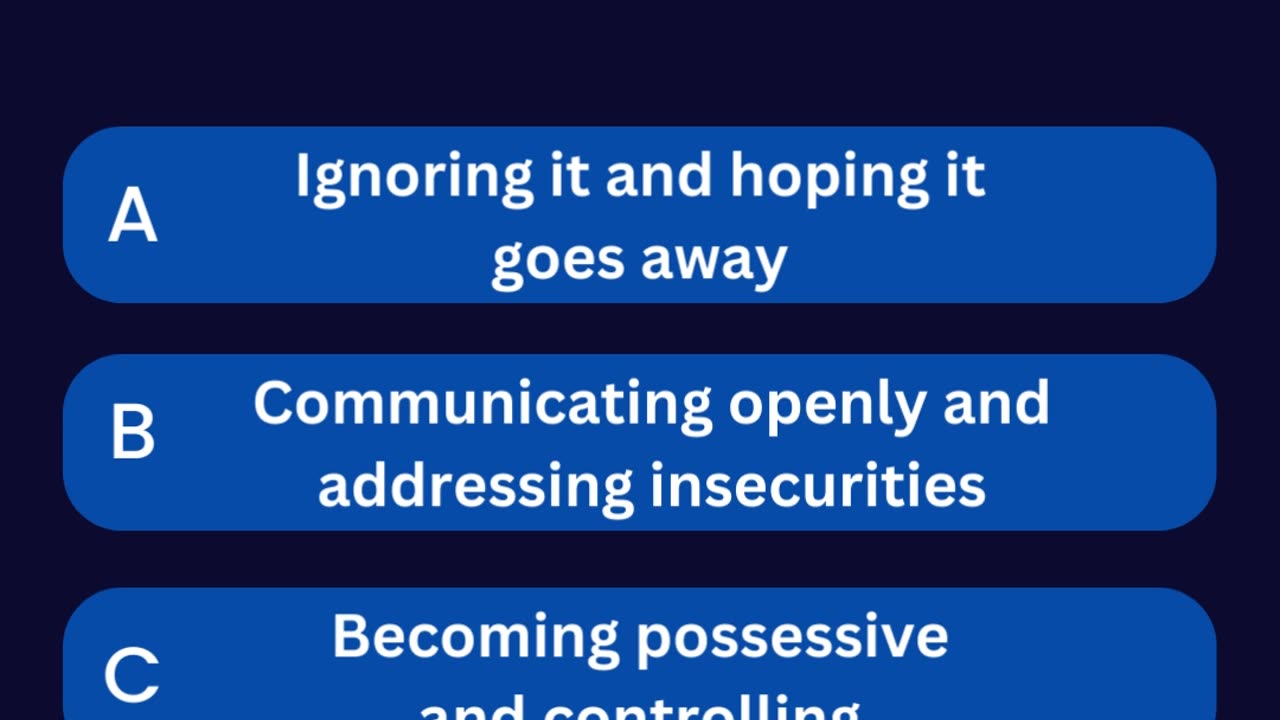 What's a healthy approach to handling jealousy in a relationship?