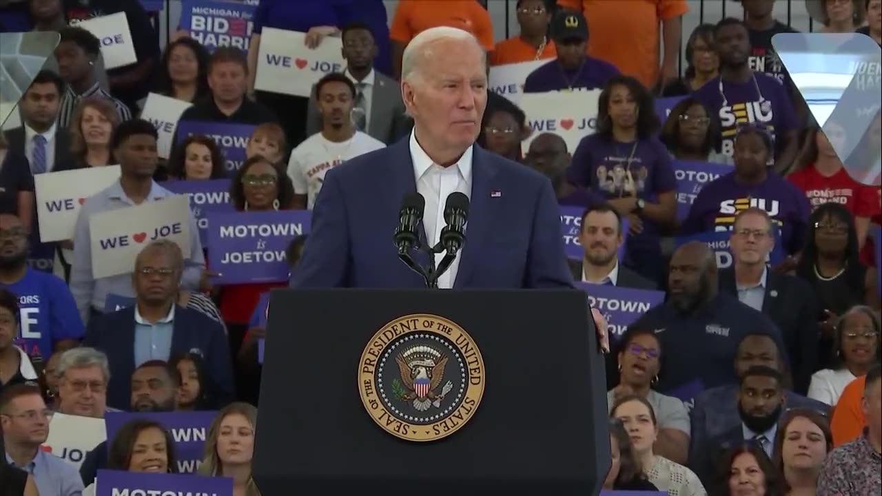 Biden Holds Rally In Detroit Amid Dropout Watch