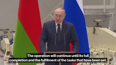 Putin Downplays Peace Talks, Says He Will Continue War