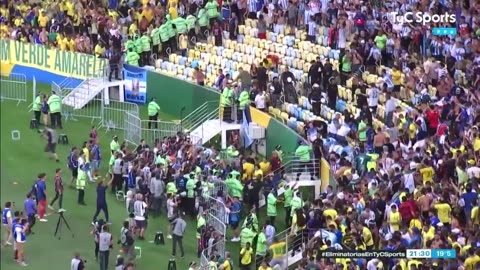 Argjentina mposht Brazilin në një ndeshje ku shpërtheu dhunë mes tifozëve