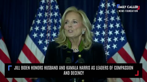 Jill Biden Honors Husband and Kamala Harris as Leaders of Compassion and Decency...