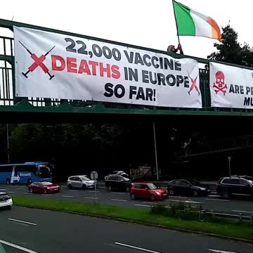 Mean while in Euro. People are awake from Covid tyranny