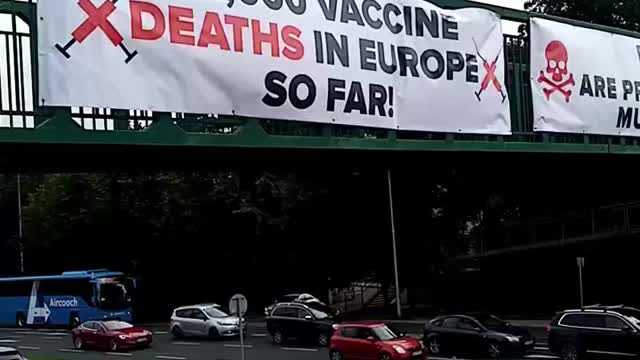 Mean while in Euro. People are awake from Covid tyranny