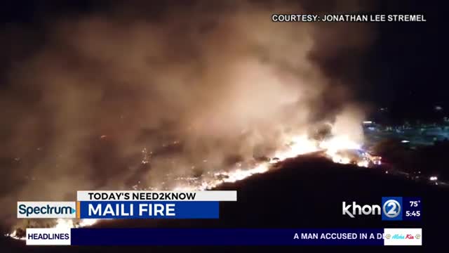 HFD_ Maili brushfire was fireworks-related