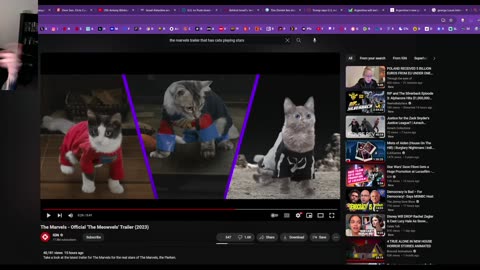 Marvel trailer staring kittens