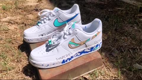 Custom Nike Air Forces 1s