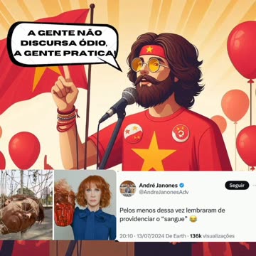 janones assumindo O que eles fazem; Não discursamos o Ódio, nós praticamos !