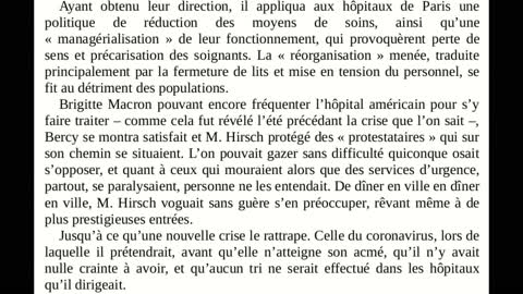 Martin Hirsch extrait du dernier livre de Juan Branco