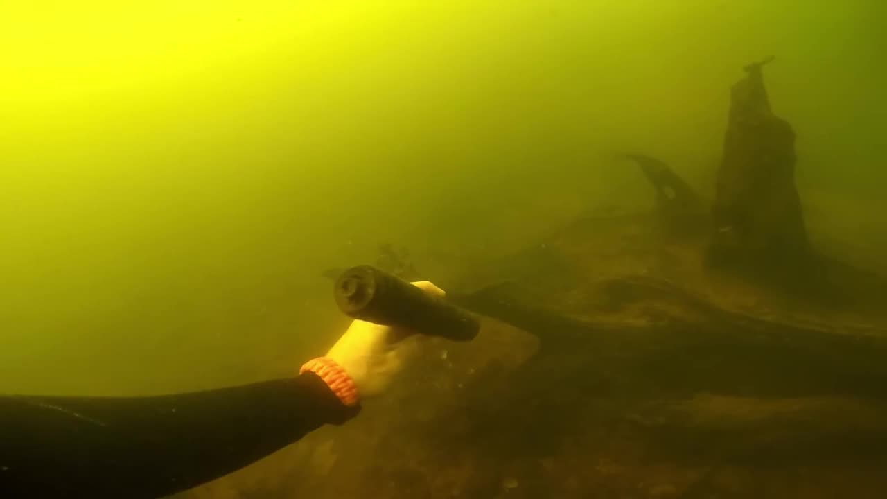 Strange Metal Box Found Scuba Diving In The River!