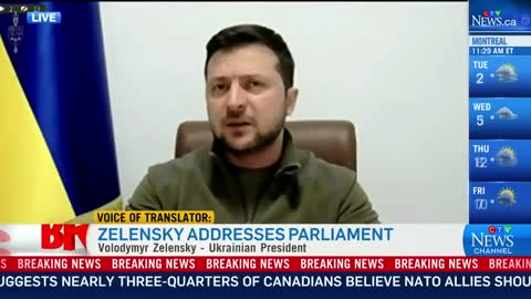 'We want to live'_ Zelensky addresses Canada's Parliament