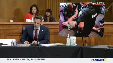 Sen. Josh Hawley to Merrick Garland: "You have weaponized the FBI and the Department of Justice" against innocent parents, "It's wrong...and I call on you to resign."