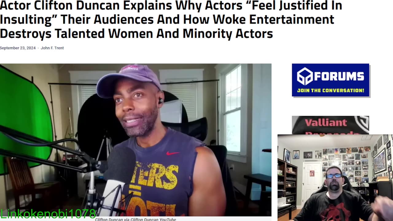 Actor Clifton Duncan Giving His Thoughts on The WOKE Agenda And How He Feels About The Actors