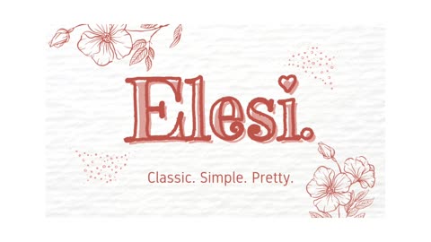 Welcome to Elesi!