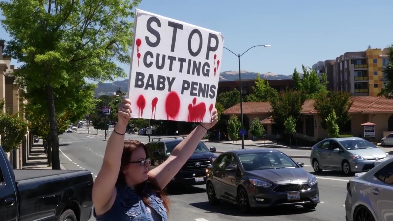 Bloodstained Men protest