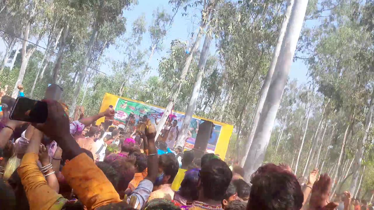 Holi at Shantiniketan Bolpur