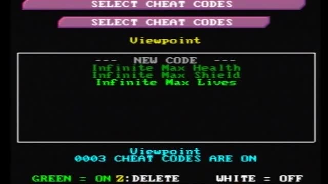 Viewpoint 2064 English Translation on N64 Blaster & N64 Passport Plus 3 with Cheats.