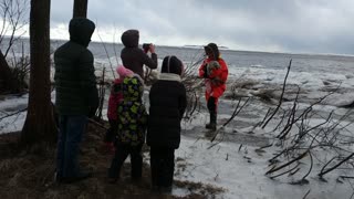 Baby Seal Rescued from Frigid Ice Trap