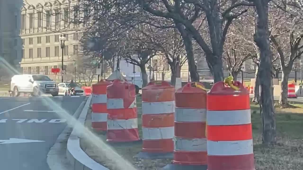 National guard is in DC ahead of the Truckers protest, full of APCs and military