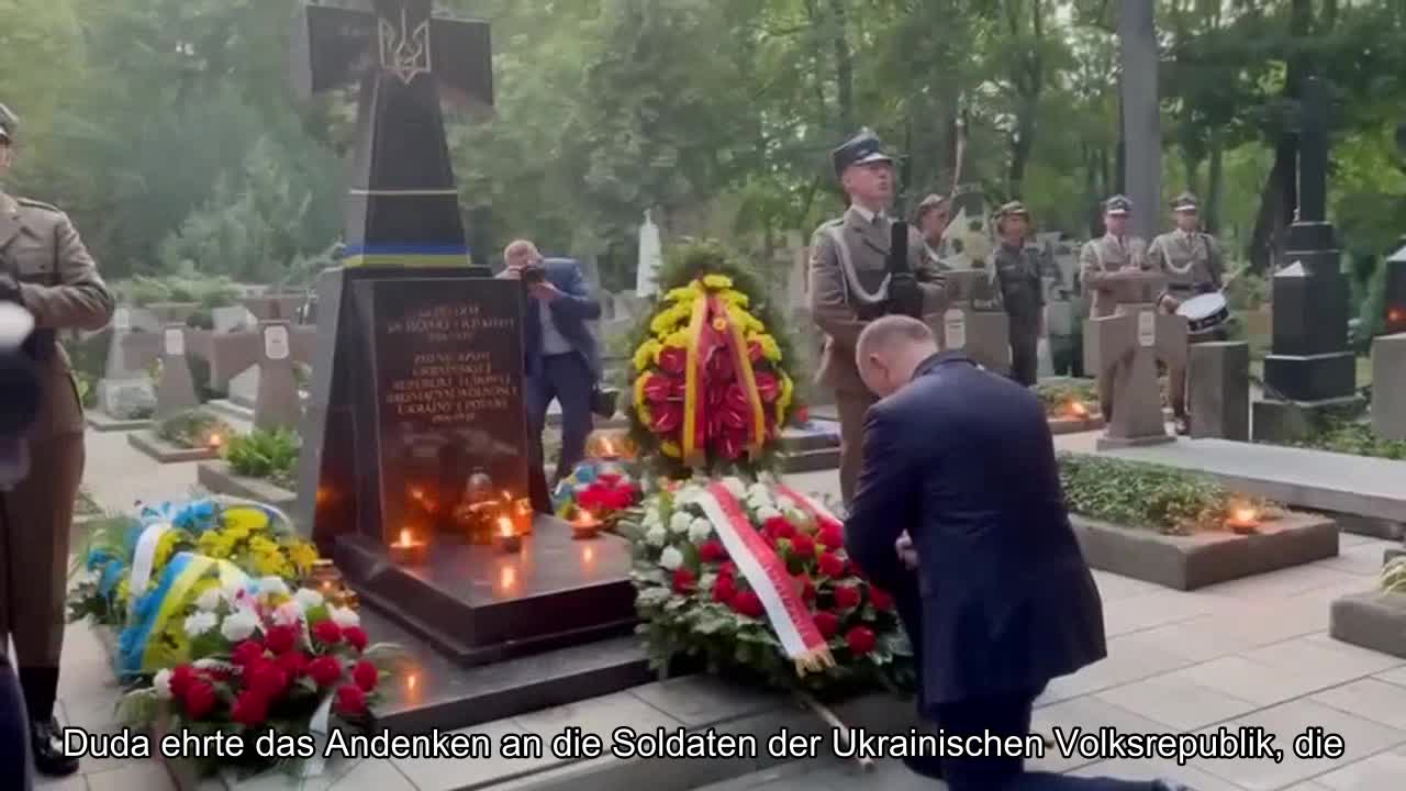 Duda ehrte die Erinnerung an die Soldaten der Ukrainischen Volksrepublik, die zusammen mit den Sold