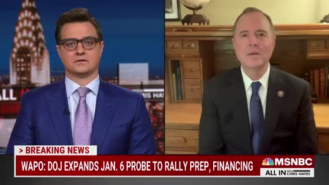Rep. Adam Schiff On Reports Of DOJ Expanding Jan. 6 Probe