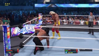 WWE 2K23: Hulk Hogan VS Roman Reigns - Highlights