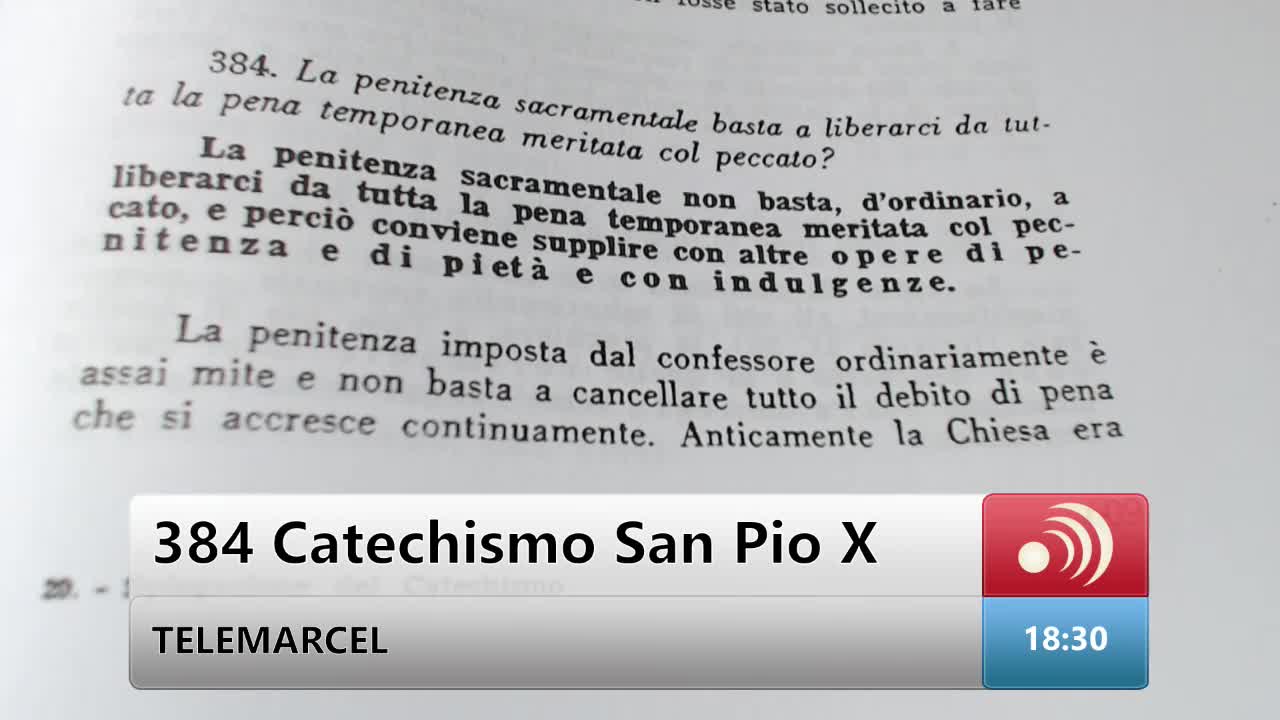 384, 385 Catechismo San Pio X