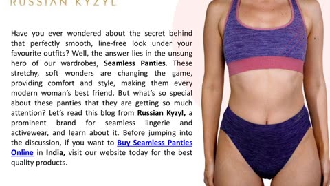 Why Seamless Panties Are Becoming Modern Women's Best Friends?