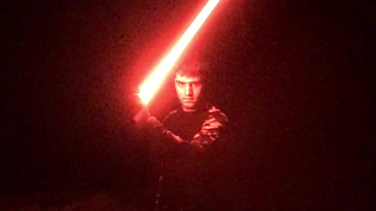 Lightsaber Spin in the Snow!