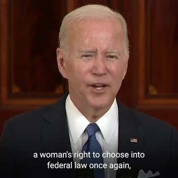 United States government: We need to restore the protections of Roe as law of the land.