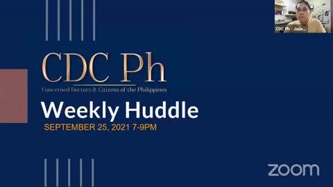 CDC PH Weekly Huddle Sept 25, 2021 18 Months of Failure. How Much More Can We Take?