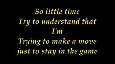 keane - everybody changing with lyrics