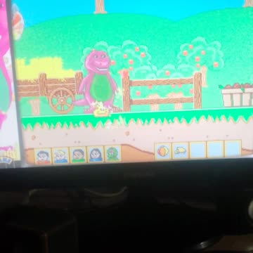 jogando barnie jogo infantiu 1