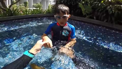 Teach your Kid to Swim with no stress