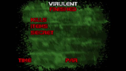 Deathless (Doom II mod) - Ruthless - Virulent (E2M4) - 100% completion