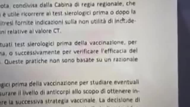 Vaccini, Direzione generale della salute: Non fate test antigenici prima e dopo vaccino