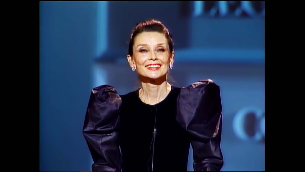 Audrey Hepburn Cary Grant Tribute 1981 Kennedy Center Honors remastered 4k