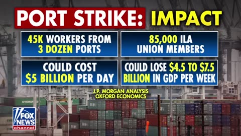 Nearly 50,000 union dock workers walk out over wages, automation concerns