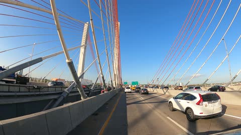 Driving Around Thru 05-12-2022 Front 4K NYC New York Williamsburg Kosciuszko Bridge