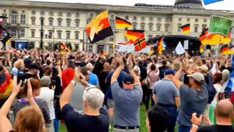 Oceanic crowd in Berlin for the AfD