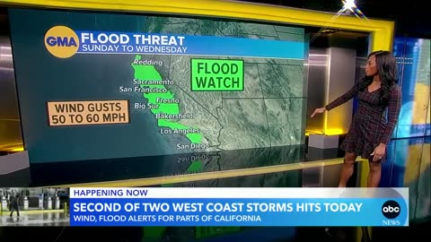 Flood watch for 37 million on West Coast