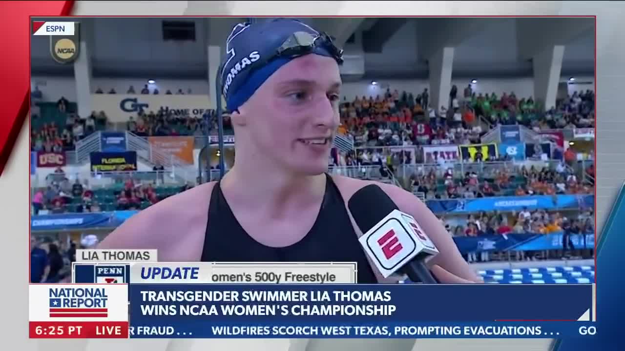 Swimmer Lia Thomas becomes first transgender to win NCAA championship