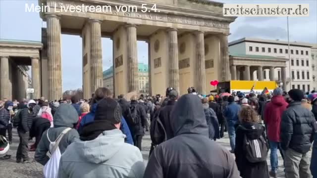 Von Youtube zensiert: Mein Livestream von der Corona-Demo in Berlin