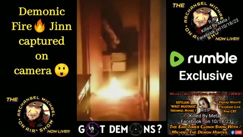 DEMONIC FIRE 🔥 JINN CAUGHT ON CAMERA 🤳 , BE CAREFUL OUT THERE !!!