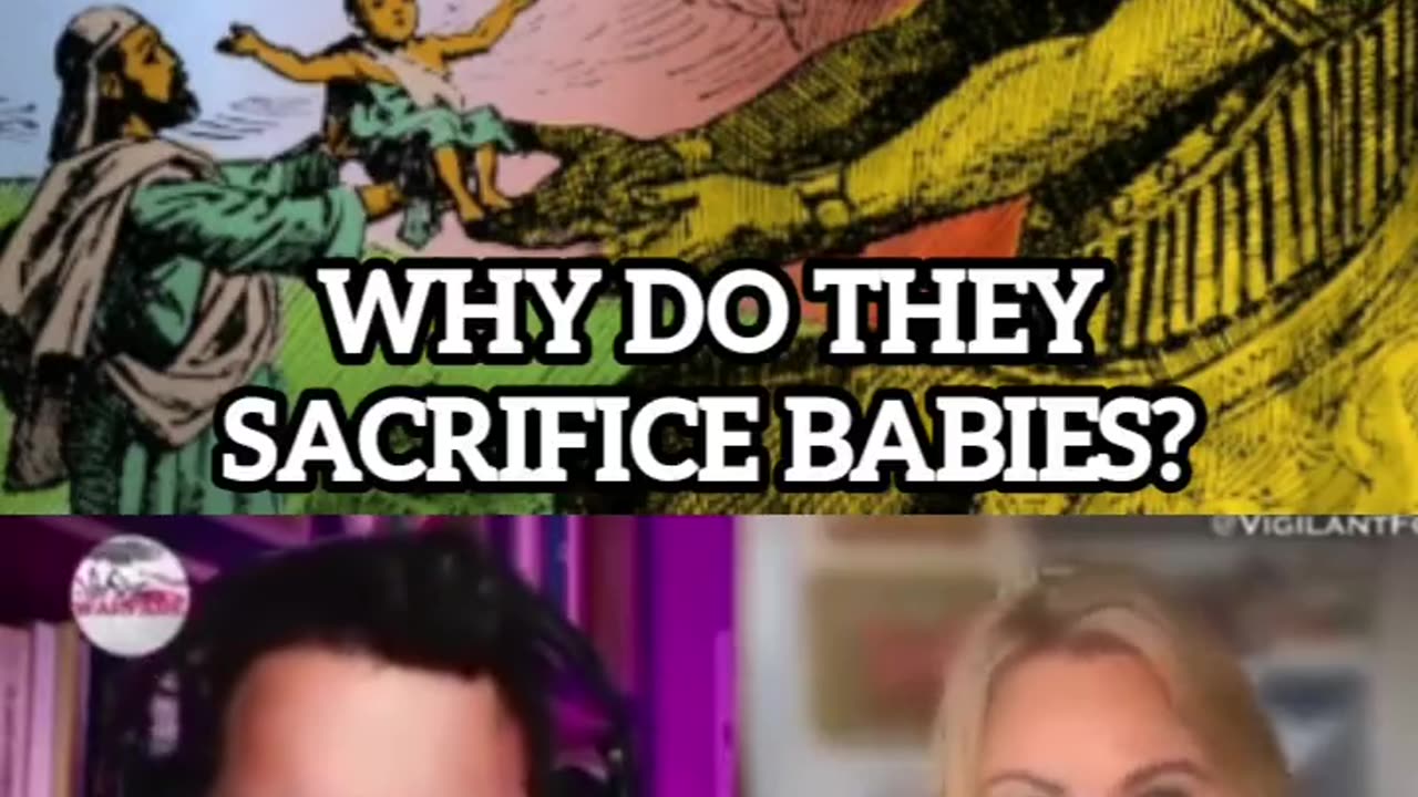 Can't understand why they sacrifice little babies?