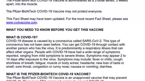 Pfizer “Vaccine” ingredients. PAUSE the video and search.