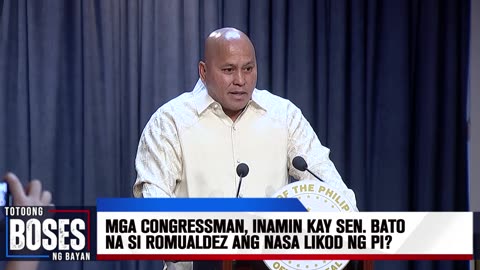 Saad ni Sen. Bato na may mga congressman na tumawag sa kanya