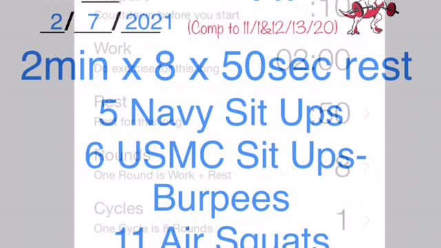 WOD 2/7/2021 Tuff Luv CrossFit