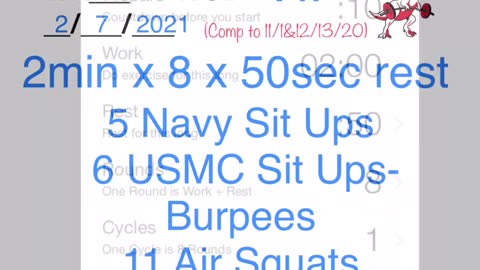 WOD 2/7/2021 Tuff Luv CrossFit