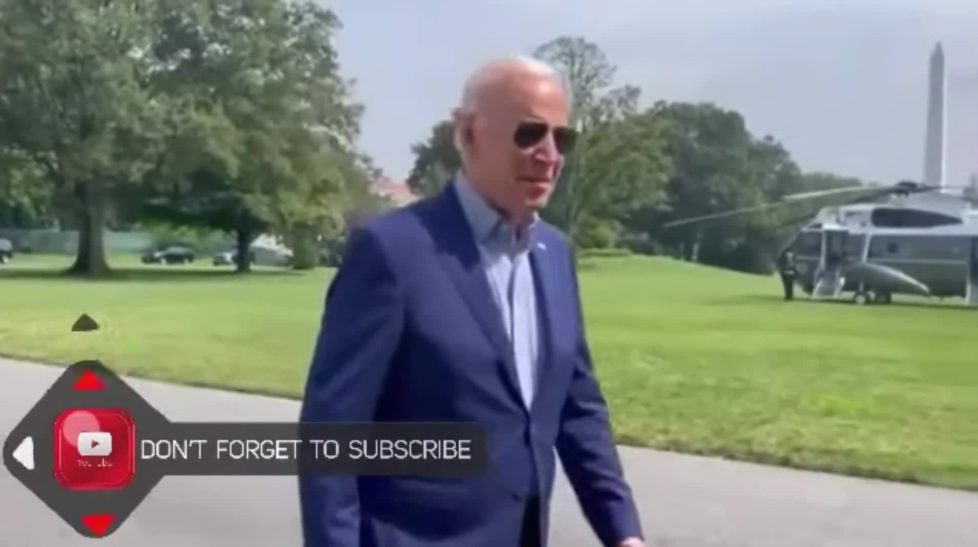 Biden Takes Question From Reporter Then Answers - My Butt Has Been Wiped